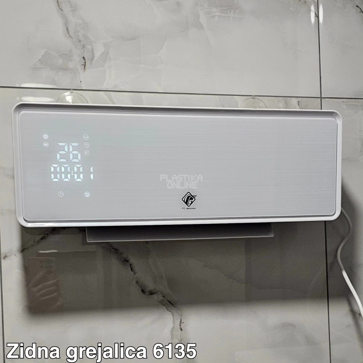 Zidna grejalica FS6135, zidna grejalica za kupatilo, grejalica za spavaću sobu, grejalica sa hladnim duvanjem, grejalica za lokal, zidna grejalica sa daljinskim, grejalica sa LED displejom, grejalica sa zaštitom od pregrevanja