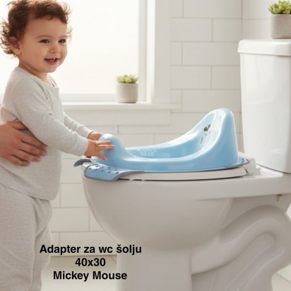 Adapter za wc šolju 40x30 Paw Patrol , siguran adapter za WC šolju mickey mouse