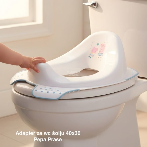 Adapter za wc šolju 40x30 Pepa Prase , siguran adapter za WC šolju