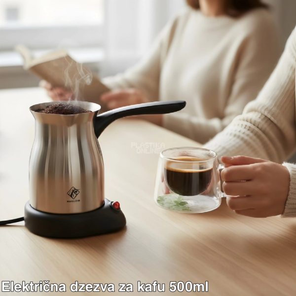 Električna džezva FS101, Bežična električna džezva, Električna džezva sa zaštitom od pregrevanja, Električna džezva kapaciteta 0.5L