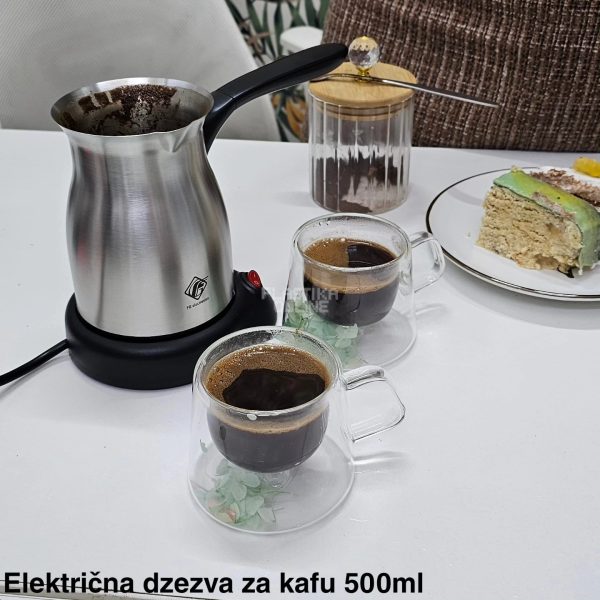 Električna džezva FS101, Bežična električna džezva, Električna džezva sa zaštitom od pregrevanja, Električna džezva kapaciteta 0.5L