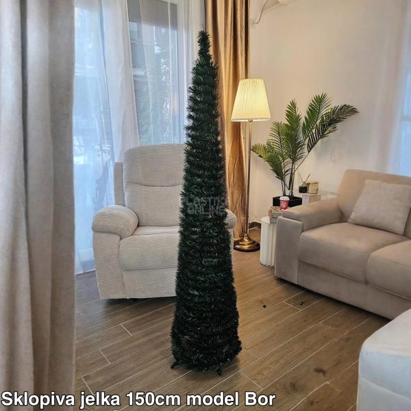 Jelka za novu godinu 150cm - sklopiva , sklopiva jelka, sklopive jelke za novu godinu, sklopive jelke, jelka 150 cm, jelka za novu godinu, jelka sklopiva, jelka na sklapanje