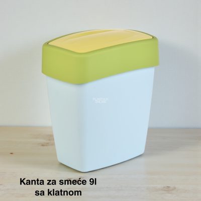 Kanta za smeće 9l sa klatnom , kanta za otpad, kanta za smeće, kanta za kuhinju, kanta za kupatilo, kanta za kancelariju plava