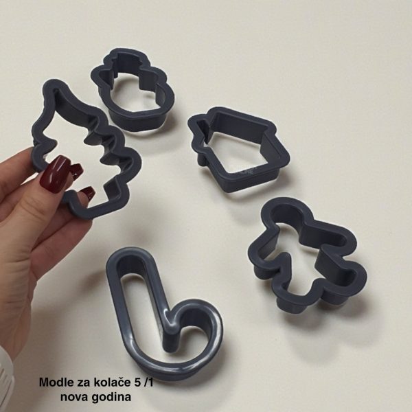 Modle za kolače 5, modle za Novu godinu, plastične modle nova godina modle