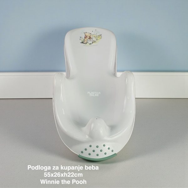 Postolje za kupanje beba 55 cm, Postolje za kupanje beba sa neklizajućim elementima, Ergonomsko postolje za kupanje beba, Plastično postolje za kupanje beba, Postolje za kupanje beba sa rupicama za oticanje vode