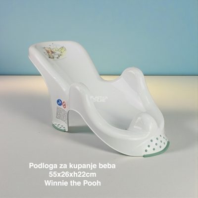 Postolje za kupanje beba 55 cm, Postolje za kupanje beba sa neklizajućim elementima, Ergonomsko postolje za kupanje beba, Plastično postolje za kupanje beba, Postolje za kupanje beba sa rupicama za oticanje vode