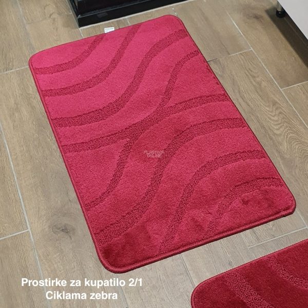 Prostirke za kupatilo 2 , staze za kupatilo, kupatilske prostirke, patosnice za kupatilo, komplet prostirke za kupatilo, staza za kupatilo ciklama