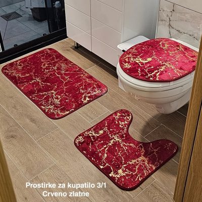 Prostirke za kupatilo 3 , staze za kupatilo, kupatilske prostirke, patosnice za kupatilo, komplet prostirke za kupatilo, staza za kupatilo, trodelne prostirke za kupatilo