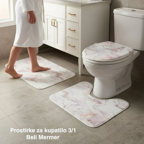 Prostirke za kupatilo 3 , staze za kupatilo, kupatilske prostirke, patosnice za kupatilo, komplet prostirke za kupatilo, staza za kupatilo, trodelne prostirke za kupatilo