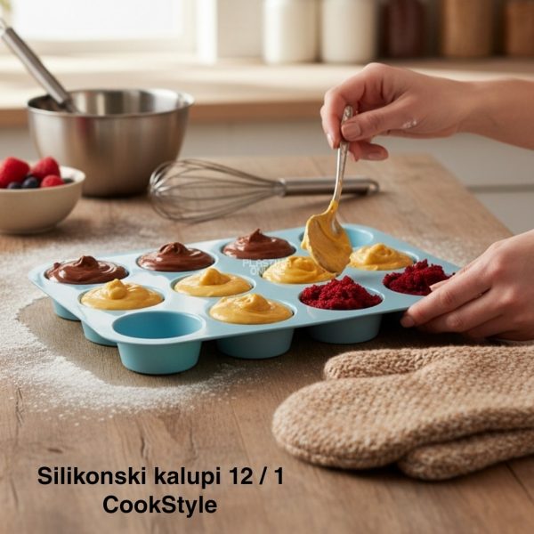 Silikonski kalupi 12, Prednosti silikonskih kalupa, silikonski kalup cookstyle