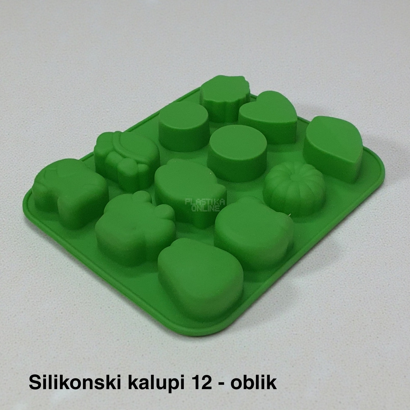 Silikonski kalupi 12, Silikonski kalupi za kolače, Silikonski kalupi za čokolade, Silikonski kalupi za sapune