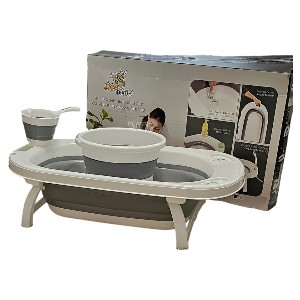 Sklopivi set za kupanje 3u1 ( kadica za bebe , polivača i kofa 13l)