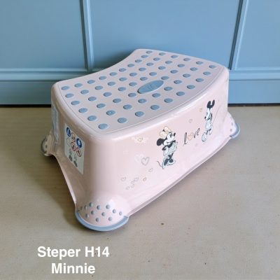 Steper H14, stepenik za decu, stepenice za decu, dupli steper za decu, plasticne stepenice, stepenice za decu za kupatilo minnie mouse