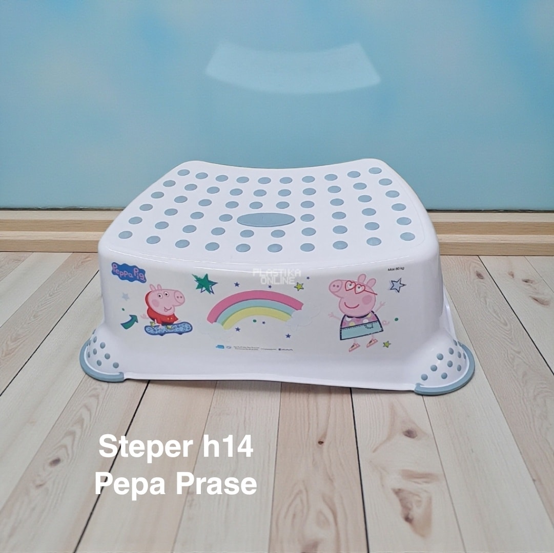Steper H14, stepenik za decu, stepenice za decu, dupli steper za decu, plasticne stepenice, stepenice za decu za kupatilo pepa prase