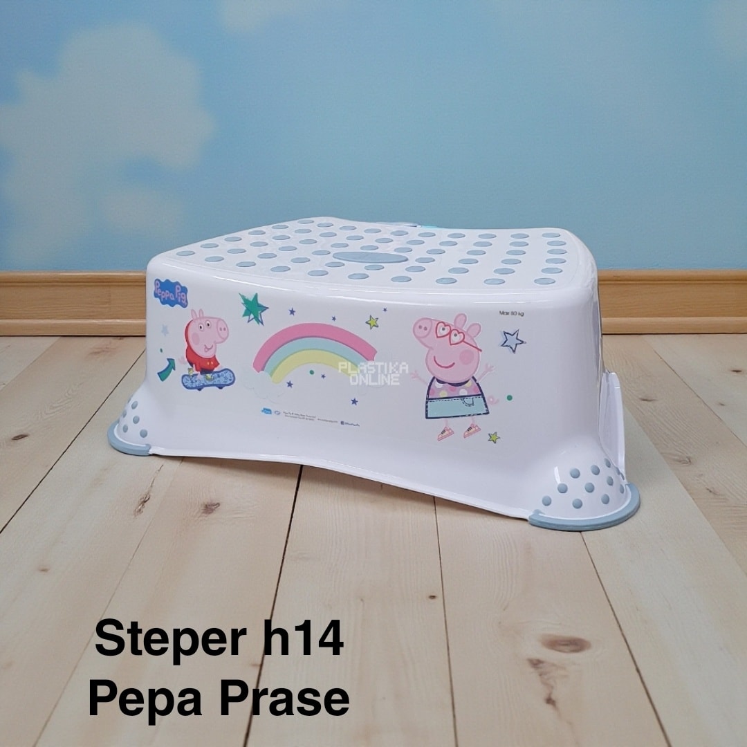 Steper H14, stepenik za decu, stepenice za decu, dupli steper za decu, plasticne stepenice, stepenice za decu za kupatilo pepa prase