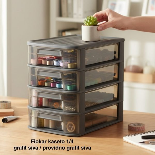 Fiokar Kaseto 1/4 , plasticni fiokar, mini fiokar