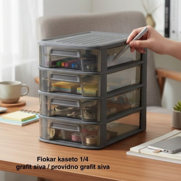 Fiokar Kaseto 1/4 , plasticni fiokar, mini fiokar