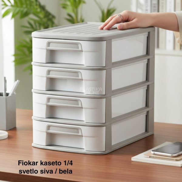 Fiokar Kaseto 1/4 , plasticni fiokar, mini fiokar
