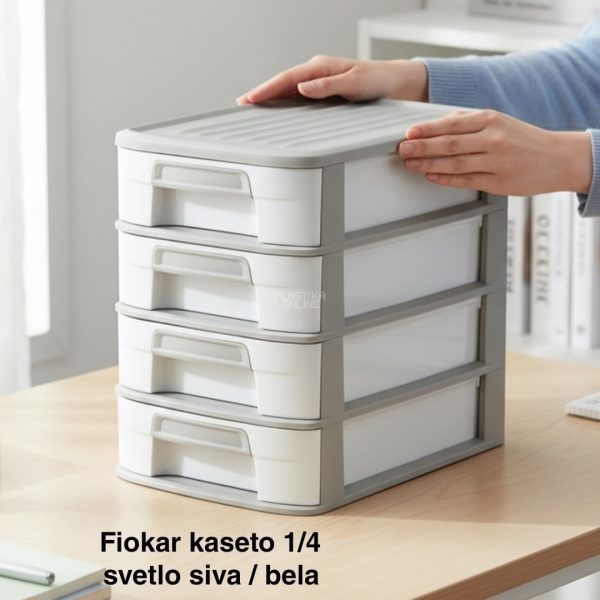 Fiokar Kaseto 1/4 , plasticni fiokar, mini fiokar