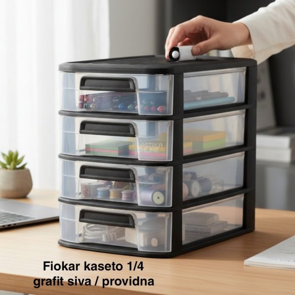 Fiokar Kaseto 1/4 , plasticni fiokar, mini fiokar