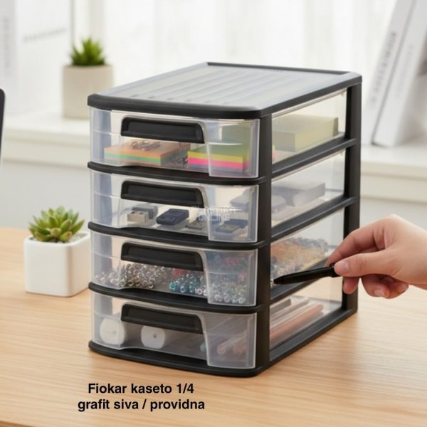 Fiokar Kaseto 1/4 , plasticni fiokar, mini fiokar