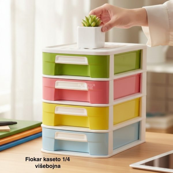 Fiokar Kaseto 1/4 , plasticni fiokar, mini fiokar