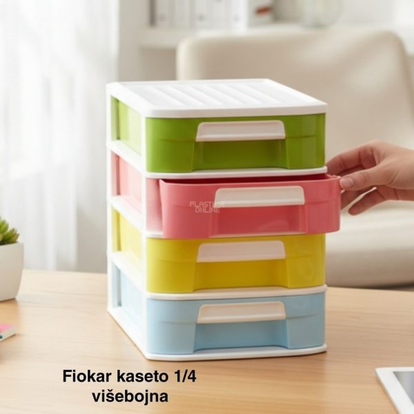 Fiokar Kaseto 1/4 , plasticni fiokar, mini fiokar