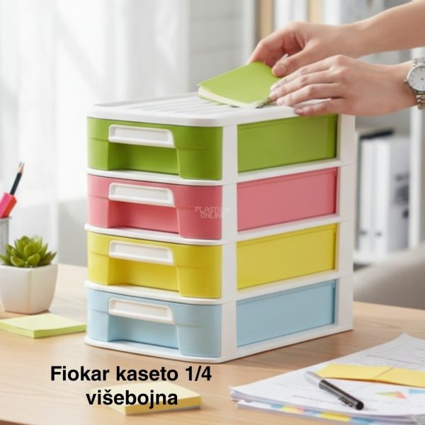 Fiokar Kaseto 1/4 , plasticni fiokar, mini fiokar