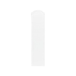 PVC letva za ograde h100 – širina 10 cm bela
