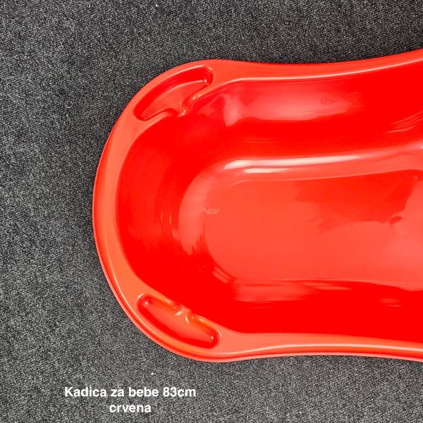 Kadica za bebe 83cm, Plastična kadica za bebe, Kadica za kupanje, kadice za bebe,Kadica za novorođenče, crvena