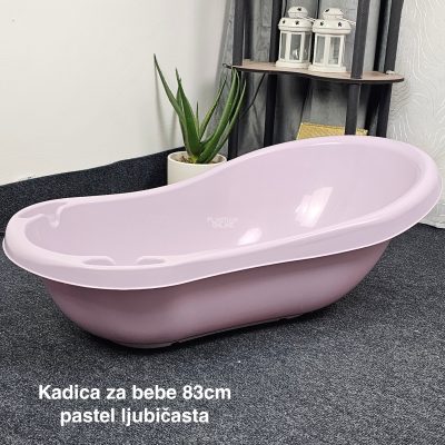 Kadica za bebe 83cm, Plastična kadica za bebe, Kadica za kupanje, kadice za bebe,Kadica za novorođenče ljubicasta
