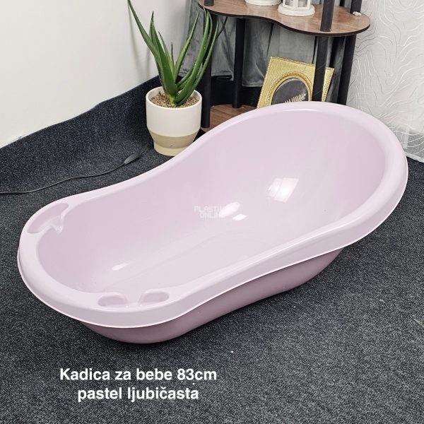 Kadica za bebe 83cm, Plastična kadica za bebe, Kadica za kupanje, kadice za bebe,Kadica za novorođenče ljubicasta