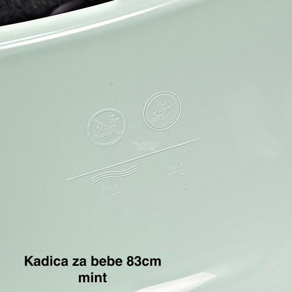 Kadica za bebe 83cm, Plastična kadica za bebe, Kadica za kupanje, kadice za bebe,Kadica za novorođenče, mint