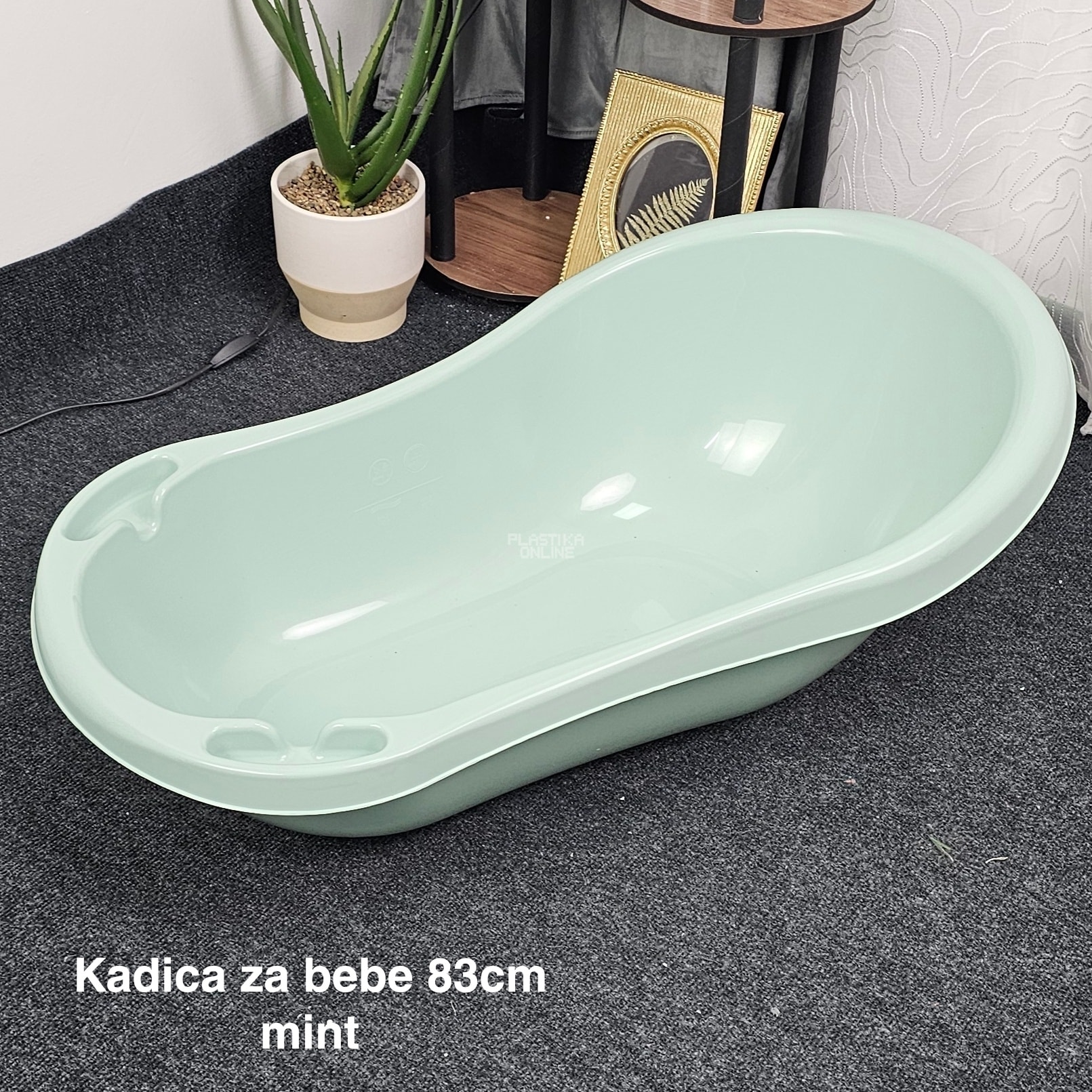 Kadica za bebe 83cm, Plastična kadica za bebe, Kadica za kupanje, kadice za bebe,Kadica za novorođenče, mint
