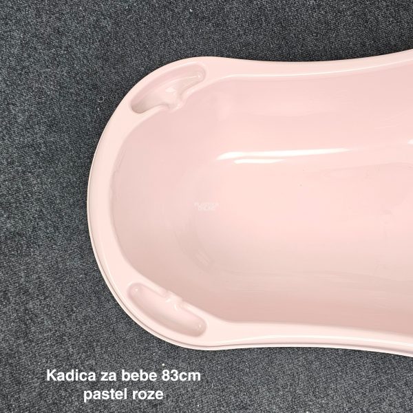 Kadica za bebe 83cm, Plastična kadica za bebe, Kadica za kupanje, kadice za bebe,Kadica za novorođenče, pastel roze