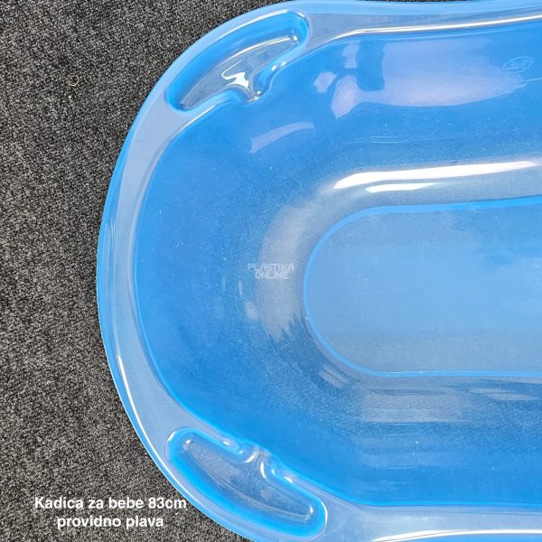 Kadica za bebe 83cm, Plastična kadica za bebe, Kadica za kupanje, kadice za bebe,Kadica za novorođenče, providno plava