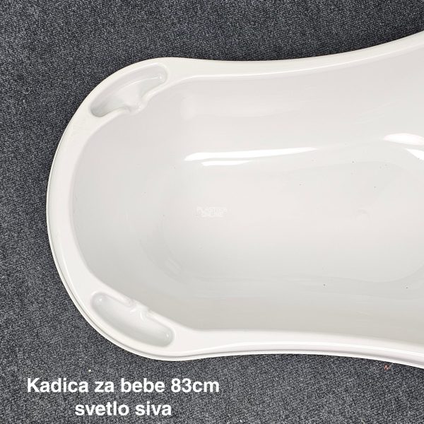 Kadica za bebe 83cm, Plastična kadica za bebe, Kadica za kupanje, kadice za bebe,Kadica za novorođenče, sv siva