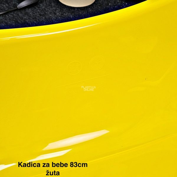 Kadica za bebe 83cm, Plastična kadica za bebe, Kadica za kupanje, kadice za bebe,Kadica za novorođenče, zuta