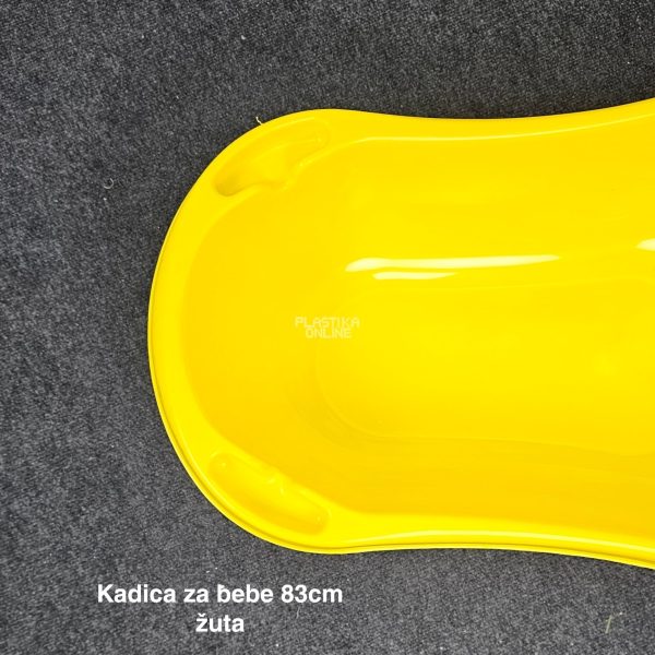 Kadica za bebe 83cm, Plastična kadica za bebe, Kadica za kupanje, kadice za bebe,Kadica za novorođenče, zuta