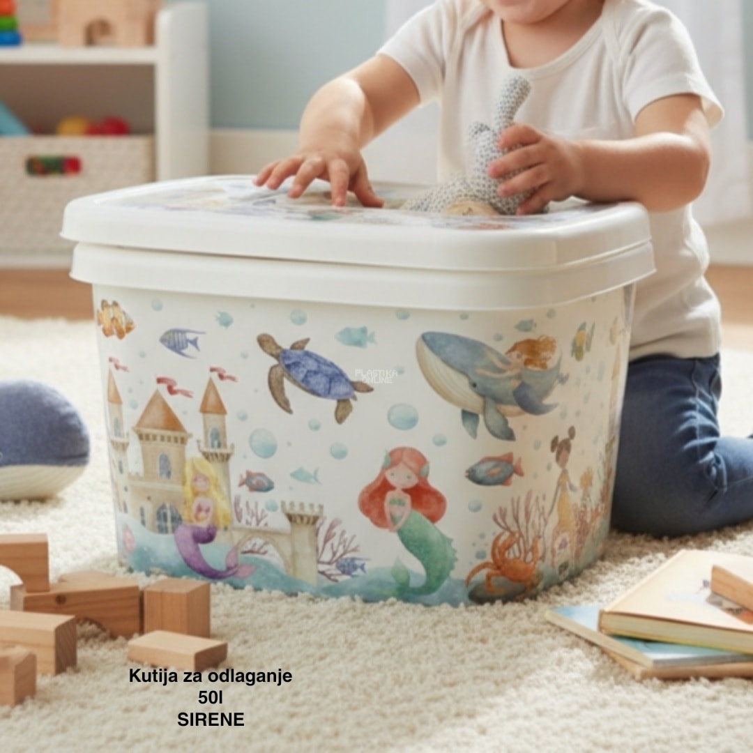 Kutija za odlaganje – ukrasna kutija 50 l, Ukrasna kutija 50L , kutije za odlaganje, box sa dezenom , plasticne kutije od 50l