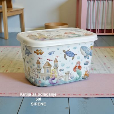Kutija za odlaganje – ukrasna kutija 50 l, Ukrasna kutija 50L , kutije za odlaganje, box sa dezenom , plasticne kutije od 50l