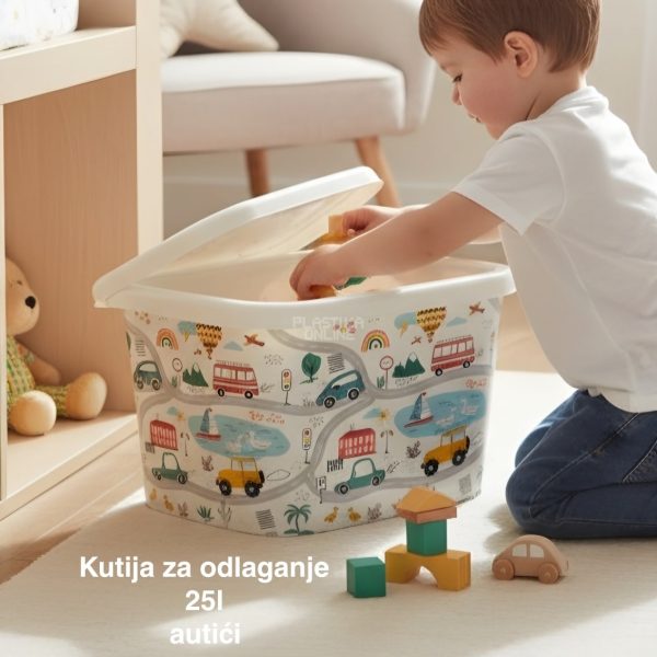 Kutije za odlaganje 25l , ukrasna kutija 25l Ukrasna kutija 25L , kutije za odlaganje, box sa dezenom , plasticne kutije od 25l autic