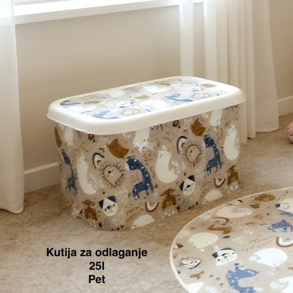 Kutije za odlaganje 25l , ukrasna kutija 25l Ukrasna kutija 25L , kutije za odlaganje, box sa dezenom , plasticne kutije od 25l pet