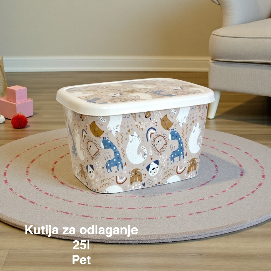 Kutije za odlaganje 25l , ukrasna kutija 25l Ukrasna kutija 25L , kutije za odlaganje, box sa dezenom , plasticne kutije od 25l pet