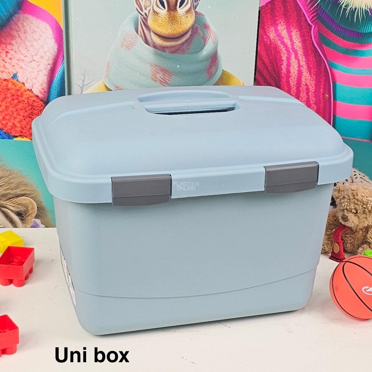 Kutije za odlaganje Uni box 26l mint zelena - Slika 2