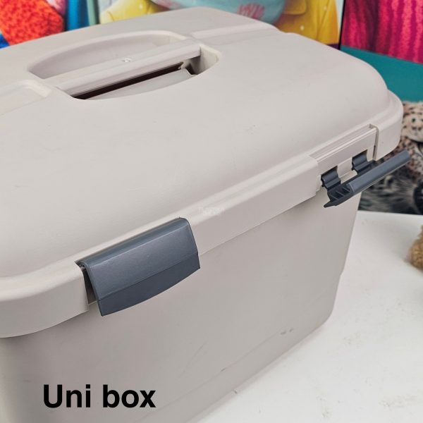 Kutije za odlaganje Uni box 26l, Plastična kutija sa poklopcem, Kutija za odlaganje, Višenamenska kutija za odlaganje, plastična kutija