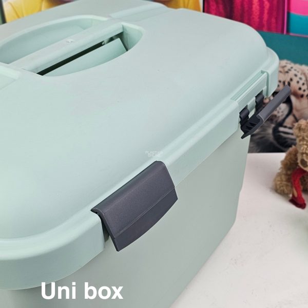 Kutije za odlaganje Uni box 26l, Plastična kutija sa poklopcem, Kutija za odlaganje, Višenamenska kutija za odlaganje, plastična kutija