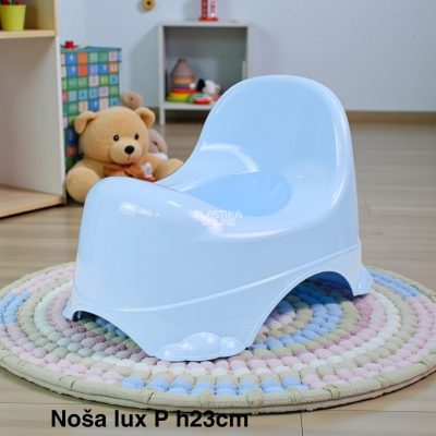 Noša lux P h23, Plastična noša, Noša sa posudom, plava
