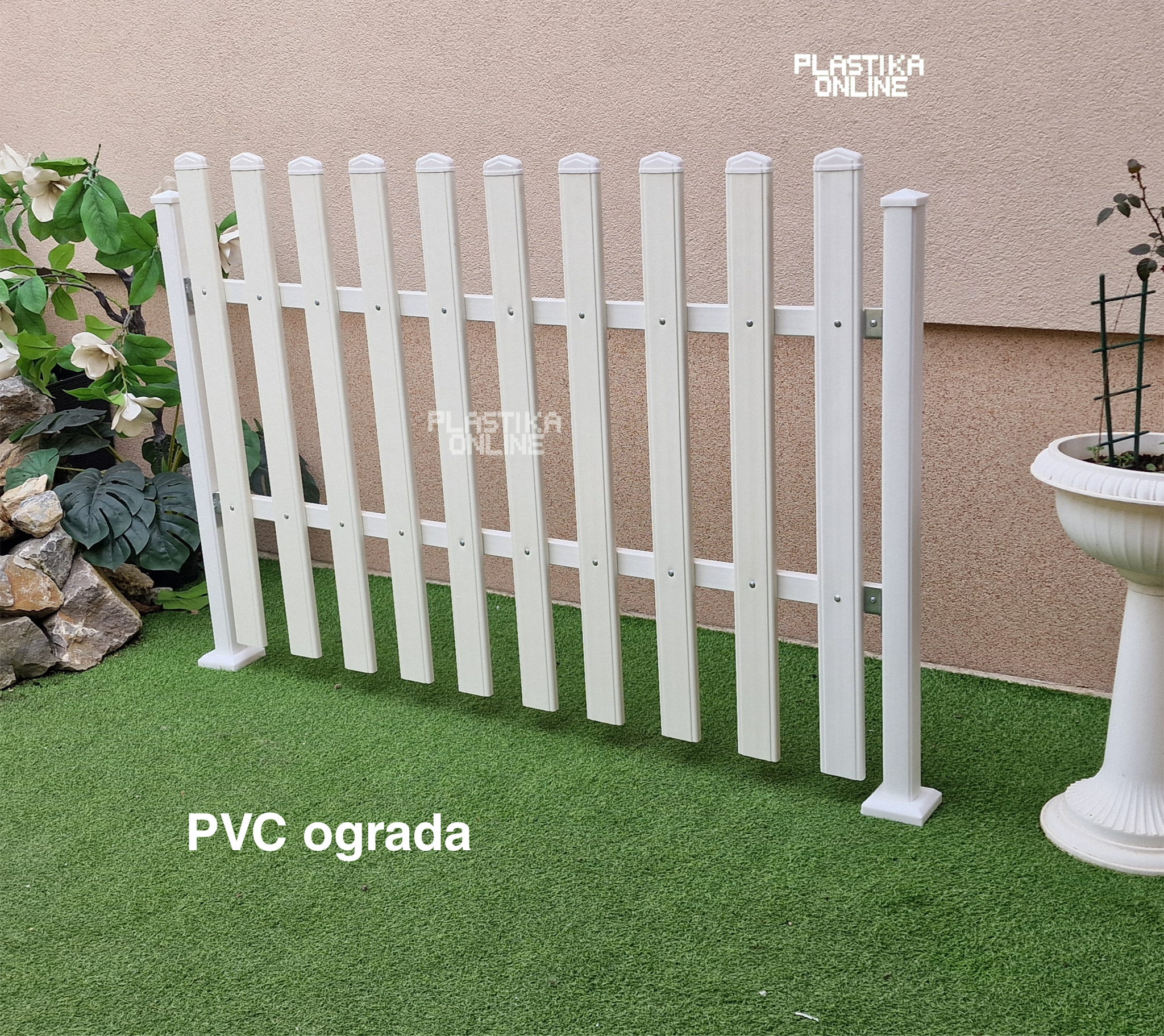PVC ograda gotova