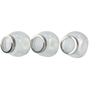 Set od tri ANNA staklene tegle od 450ml